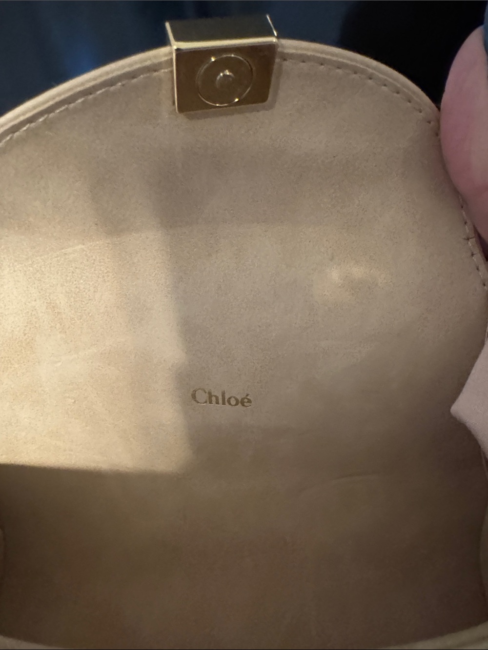 Chloe Oversized Brown Gradient Round Women's Sunglasses - Picture 5 of 5